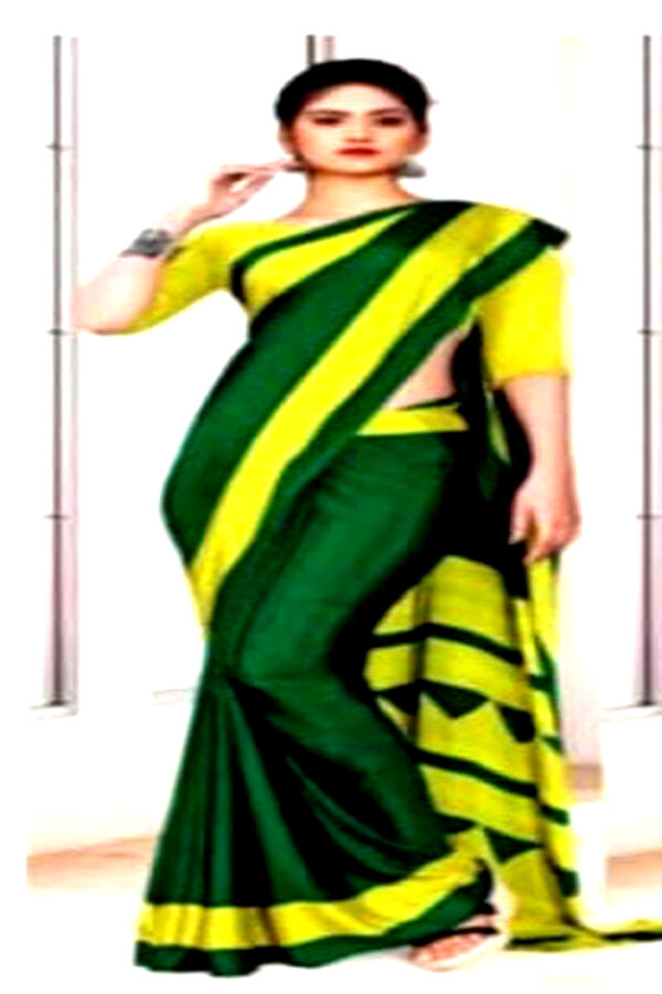 Krishi Mitra Saree Uniform – Italian Crepe